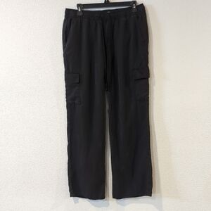 Standard Surplus Women's Linen Black Cargo Pants